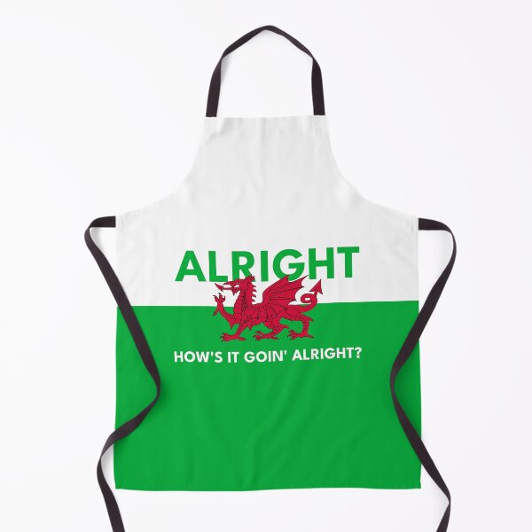 Item preview, Welsh Vibes – Alright How’s It Goin’? (Red Dragon Edition) designed and sold by Jesabee Designs.