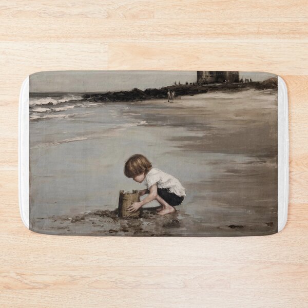 Item preview, Child Building Sandcastle by the Beach designed and sold by lautir.
