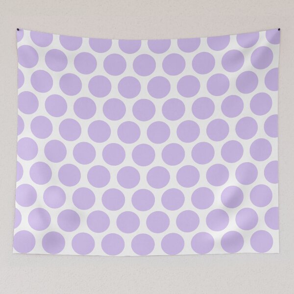 Item preview, Lilac Polka Dots Print Light Purple Dot Design designed and sold by bestggraphico.