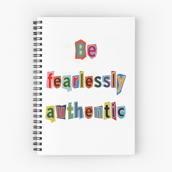 Item preview, Be Fearlessly Authentic – Motivational Saying quote designed and sold by SkeletonsDanger.