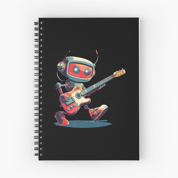 Item preview, Awesome Rocking Robot With Electric Guitar In Hand Outfit designed and sold by MarcellaTerri.