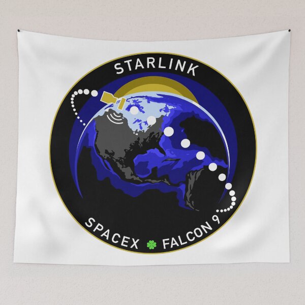 Item preview, SpaceX Starlink Satellite Constellation Launch Patch designed and sold by CharlieDesings.