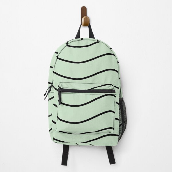 Item preview, Sage Green Wavy Line Pattern – Minimalist Abstract Modern Design designed and sold by MDKey DESIGN.