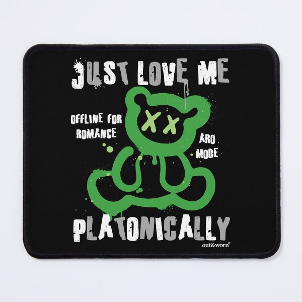 Item preview, Just Love Me Platonically - Aromantic Design designed and sold by outandworn.