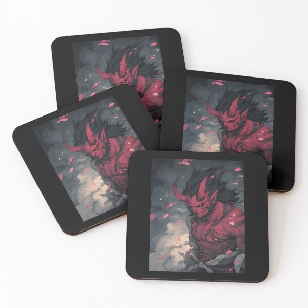 Item preview, The Legendary Oni – Epic Japanese Demon Portrait designed and sold by bsaehvik57.