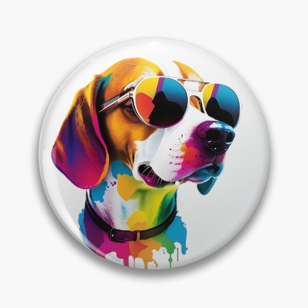 Item preview, Cool Beagle Dog Pop Art with Sunglasses designed and sold by Kruti Collection.