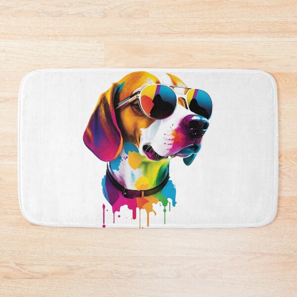 Item preview, Cool Beagle Dog Pop Art with Sunglasses designed and sold by Kruti Collection.