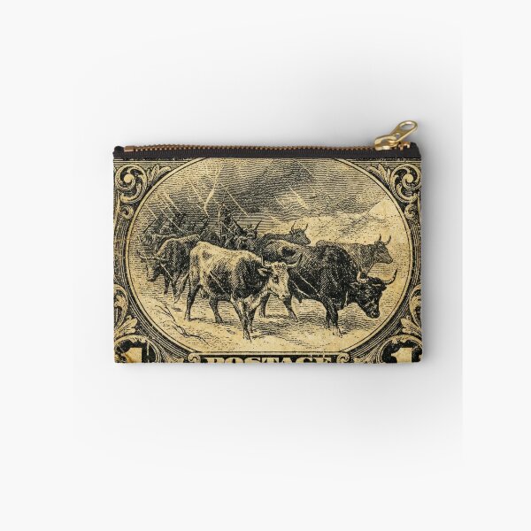 Item preview, Vintage Grunge Western Cattle $1 Stamp Art designed and sold by EverBranz-stor.