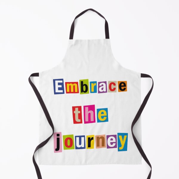 Item preview, Embrace the Journey – Motivational Saying quote designed and sold by SkeletonsDanger.
