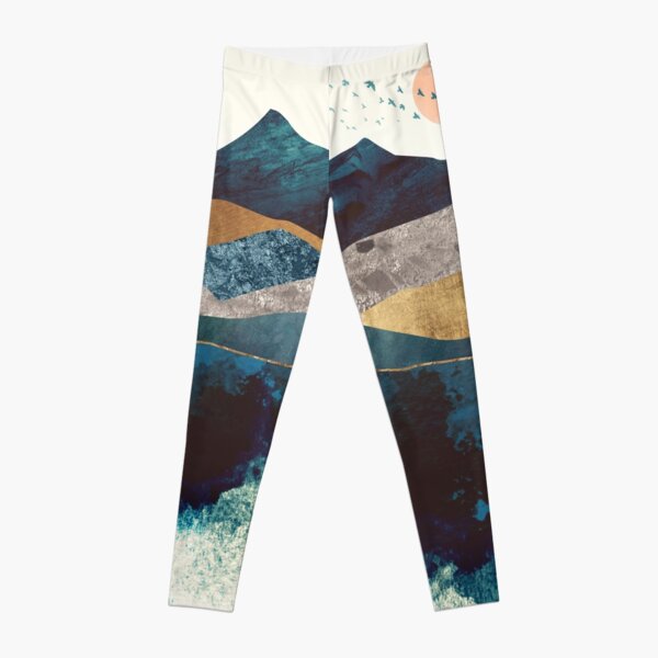 Blue Mountain Reflection Leggings
