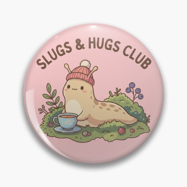Item preview, Slugs & Hugs Club Sticker – Cute Kawaii Banana Slug Art | Cozy PNW Nature Design | Cottagecore Wildlife designed and sold by Healy’s Awesome Designs.