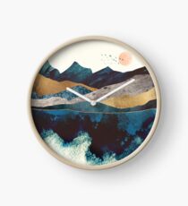 Réflexion Blue Mountain Horloge