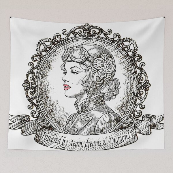 Item preview, Steampunk Marilyn Aviator – Powered by Steam, Dreams & Diamonds designed and sold by Hen-C-Art.