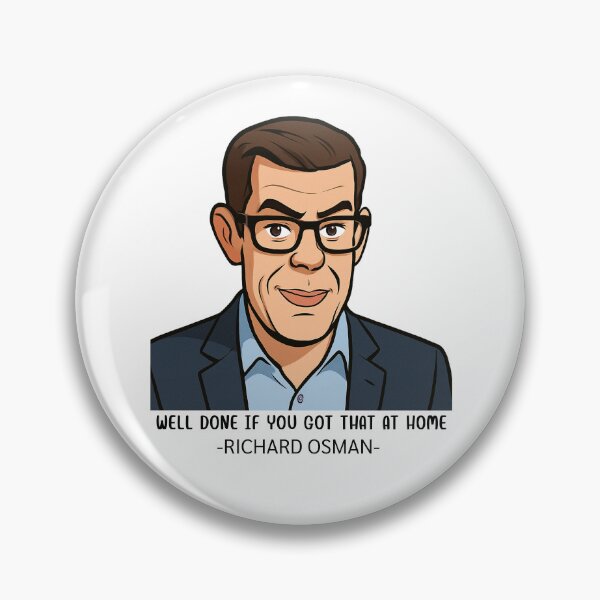 Item preview, Richard Osman Minimalist Portrait – TV Personality,impossible fortune designed and sold by I​ AM​ O.J.A ..