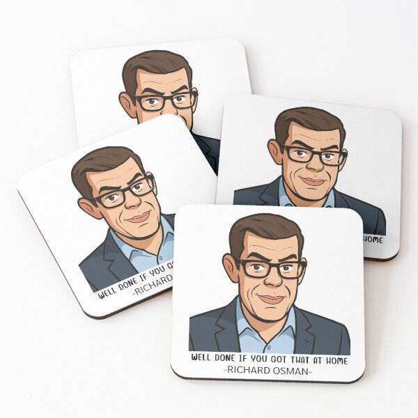 Item preview, Richard Osman Minimalist Portrait – TV Personality,impossible fortune designed and sold by I​ AM​ O.J.A ..
