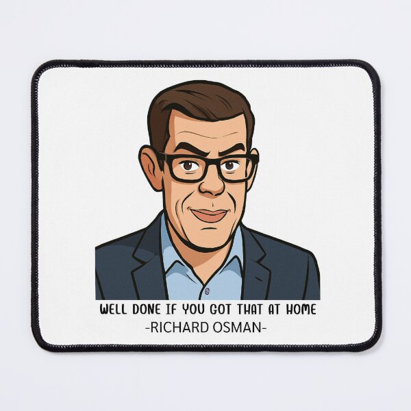 Item preview, Richard Osman Minimalist Portrait – TV Personality,impossible fortune designed and sold by I​ AM​ O.J.A ..