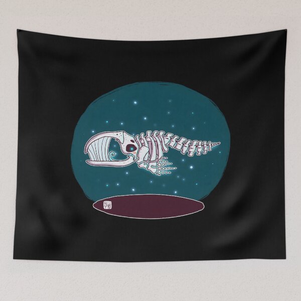 Item preview, Bake-Kujira – Whale Spirit Yokai In The Dark designed and sold by bsaehvik57.