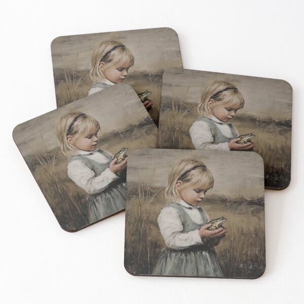 Item preview, Girl Holding a Frog designed and sold by lautir.