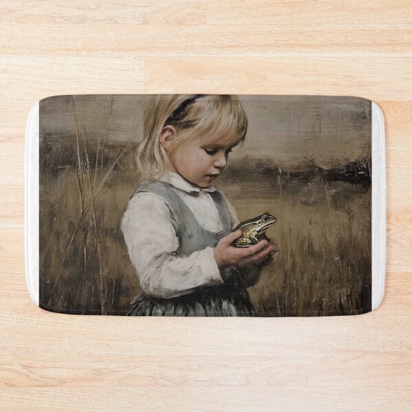 Item preview, Girl Holding a Frog designed and sold by lautir.