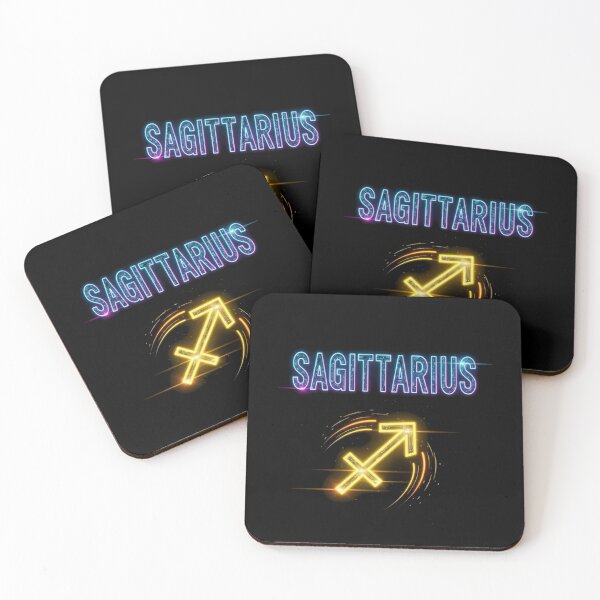 Item preview, Sagittarius Neon Zodiac Glow designed and sold by ZodiacWonders.