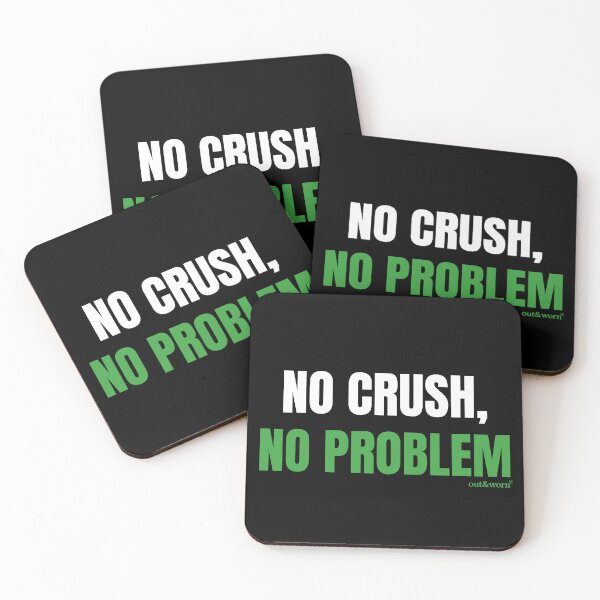 Item preview, No Crush, No Problem - Aromantic Design designed and sold by outandworn.
