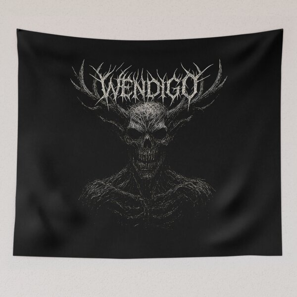 Item preview, Wendigo Horror – Folklore Demon Skull Design designed and sold by bsaehvik57.