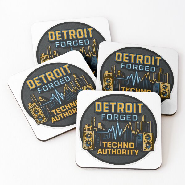 Item preview, Detroit Forged Techno Authority Sticker – Industrial Electronic Music Emblem designed and sold by |TRSSHOP|.
