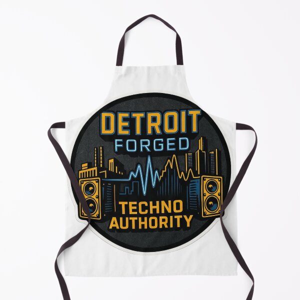 Item preview, Detroit Forged Techno Authority Sticker – Industrial Electronic Music Emblem designed and sold by |TRSSHOP|.