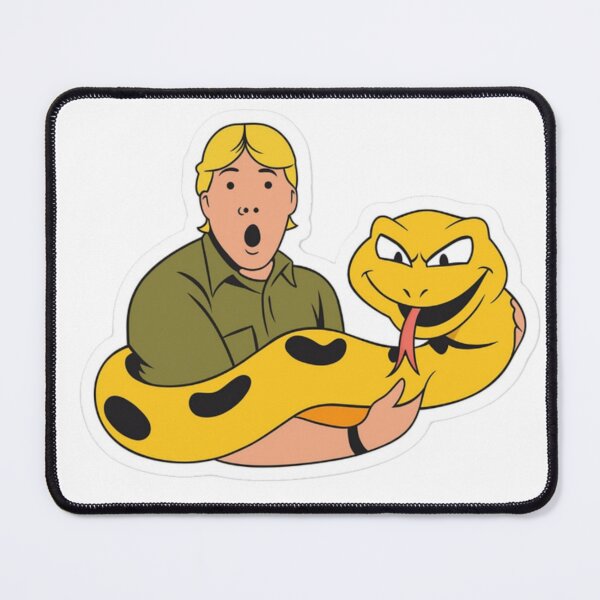 Item preview, man with a snake wrapped around his arm designed and sold by PixJaipal.