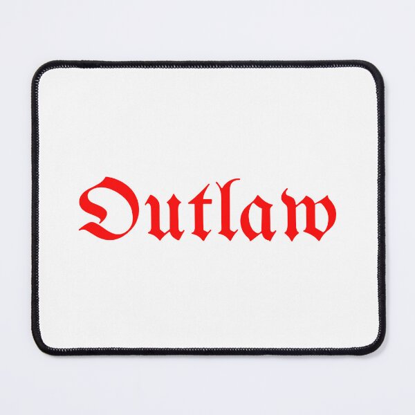 Item preview, Outlaw lettering Biker Rocker Motorcycle designed and sold by Bearded-Viking.