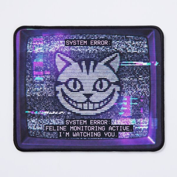 Item preview, I'm Watching You - Retro CRT Glitch Cat Aesthetic designed and sold by KaryaVisionSTR.
