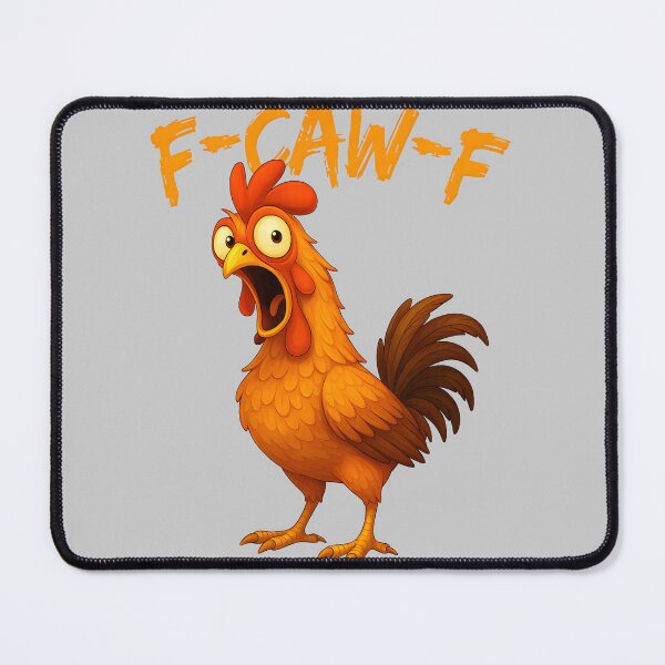 Item preview, Funny Chicken Humor F-Caw-F Quote Rooster Meme designed and sold by mjohnson9.