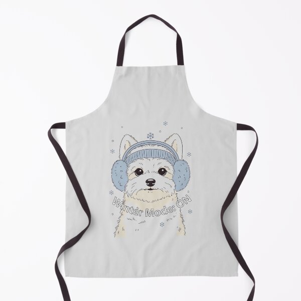 Item preview, Winter Mode ON – Cute Dog Winter Shirt designed and sold by EcoArtTees.
