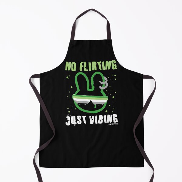 Item preview, No Flirting Just Vibing - Aromantic Design designed and sold by outandworn.