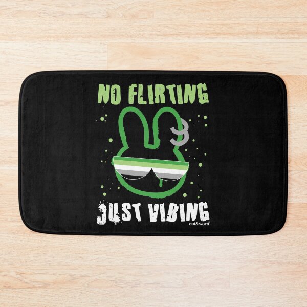 Item preview, No Flirting Just Vibing - Aromantic Design designed and sold by outandworn.