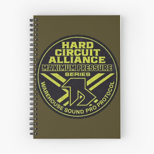 Item preview, Hard Circuit Alliance Sticker – Maximum Pressure Industrial Techno Emblem designed and sold by |TRSSHOP|.