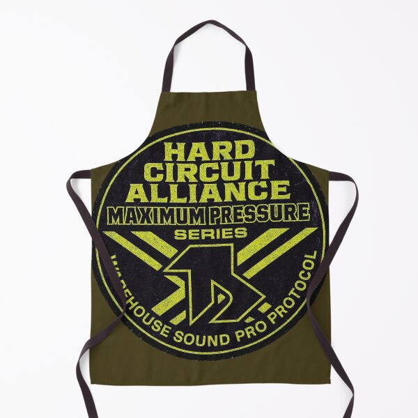 Item preview, Hard Circuit Alliance Sticker – Maximum Pressure Industrial Techno Emblem designed and sold by |TRSSHOP|.