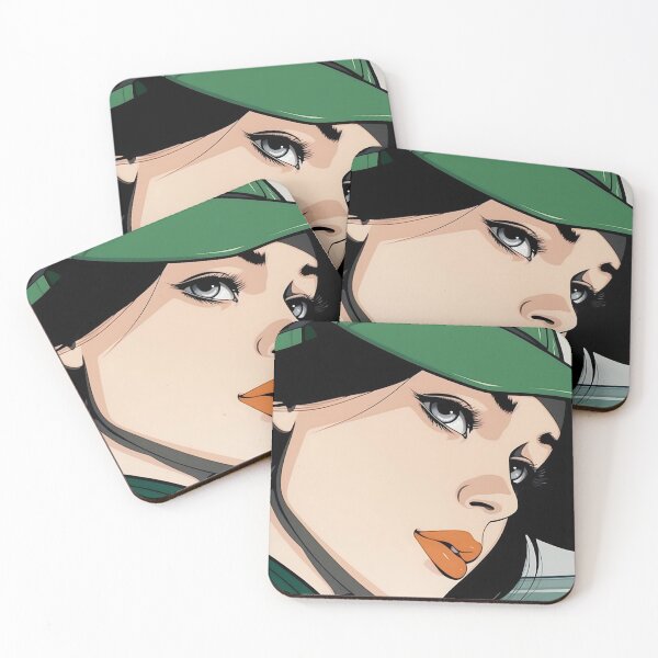 Item preview, DETAIL OF A WOMAN'S FACE IN POP ART STYLE 2 designed and sold by infinitearte.