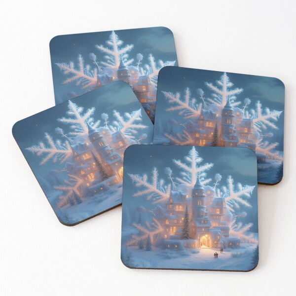 Item preview, Christmas castle under the sign of the snowflake designed and sold by KunstGeist.