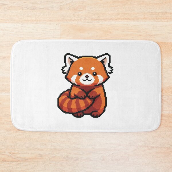 Item preview, Pandapaws Tail Hug – Adorable Red Panda-Kitten Kawaii Sticker designed and sold by Pixel Girl Aesthetic Studio.