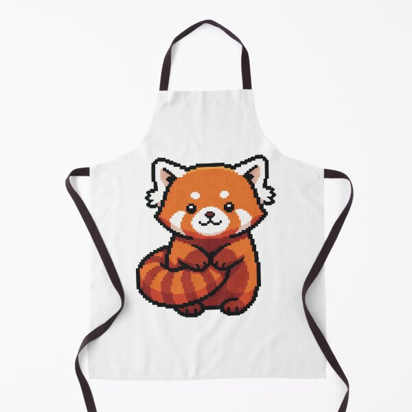Item preview, Pandapaws Tail Hug – Adorable Red Panda-Kitten Kawaii Sticker designed and sold by Pixel Girl Aesthetic Studio.