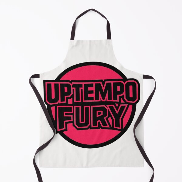 Item preview, Uptempo Fury Sticker – High-Energy Hardcore Rave Logo in Neon Pink designed and sold by |TRSSHOP|.