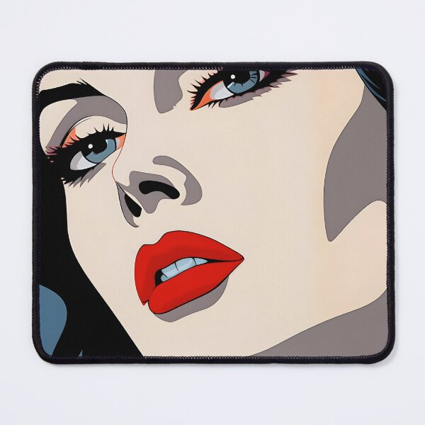 Item preview, DETAIL OF A WOMAN'S FACE IN POP ART STYLE 3 designed and sold by infinitearte.