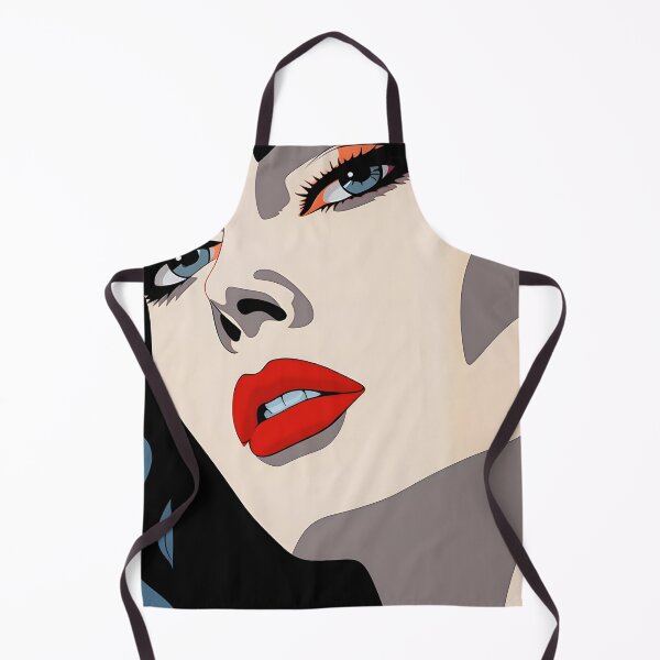 Item preview, DETAIL OF A WOMAN'S FACE IN POP ART STYLE 3 designed and sold by infinitearte.