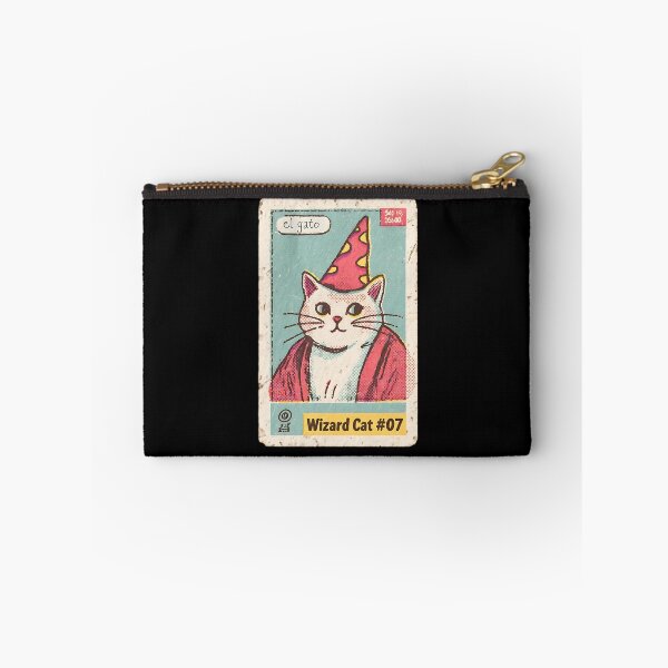 Item preview, Funny Wizard Cat #07 - Retro El Gato Spanish Card Art designed and sold by Catophile.