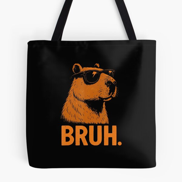 Item preview, Funny Meme Saying Bruh With Caypbara Pet Lover Greetings designed and sold by TaraAnnie.