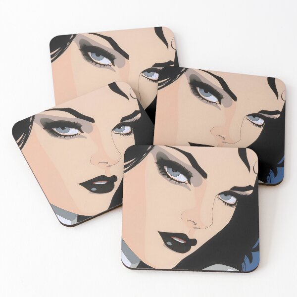 Item preview, DETAIL OF A WOMAN'S FACE IN POP ART STYLE 4 designed and sold by infinitearte.