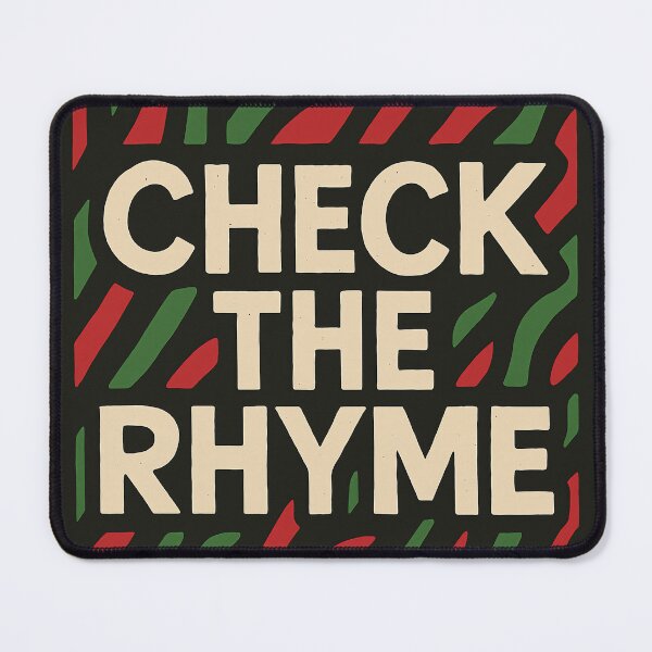 Item preview, CHECK THE RHYME - FOR HIP HOP FANS designed and sold by An Artist To The Fullest.