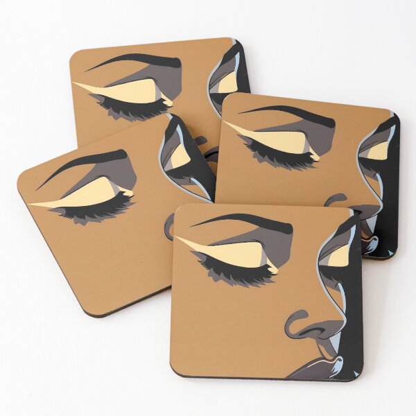 Item preview, DETAIL OF A WOMAN'S FACE IN POP ART STYLE 5 designed and sold by infinitearte.
