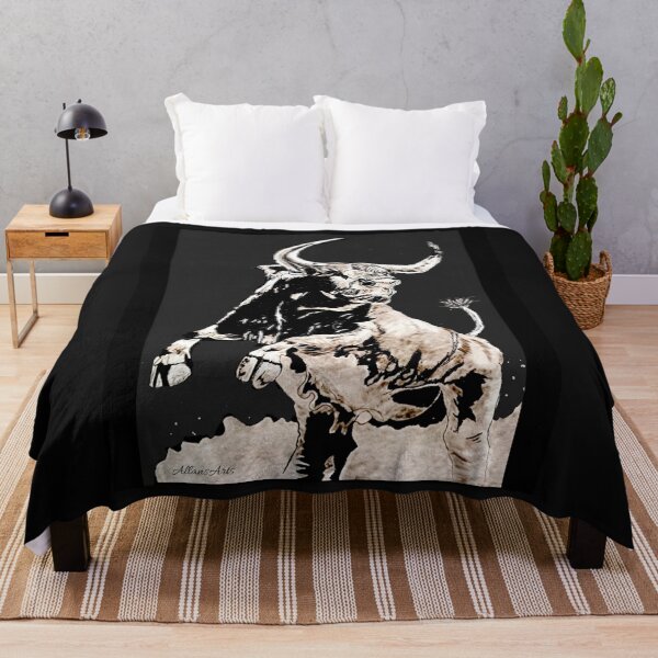 Item preview, A charging bull designed and sold by AllansArts.